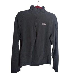The North Face Steel Gray Quarter Zip Flash Dry Men's Medium Pullover